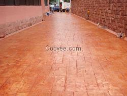 彩色混凝土压印路面模具 压模地坪模具