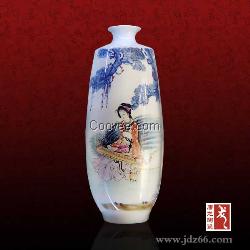 中秋节礼品花瓶 中秋节陶瓷礼品花瓶摆件