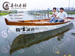 传统工艺木船 欧式木船 欧式一头尖游艇