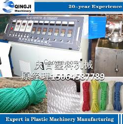 萊州慶吉機(jī)械-塑料圓絲拉絲機(jī),塑料拉絲機(jī)