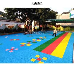 廣東直銷幼兒園懸浮地板pp材質(zhì)環(huán)保