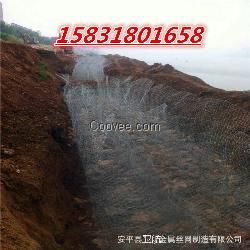 pe覆塑8号铅丝笼，护堤防洪护坡铅丝石笼