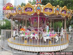 12座豪華轉馬游樂設備 室內兒童游樂設施